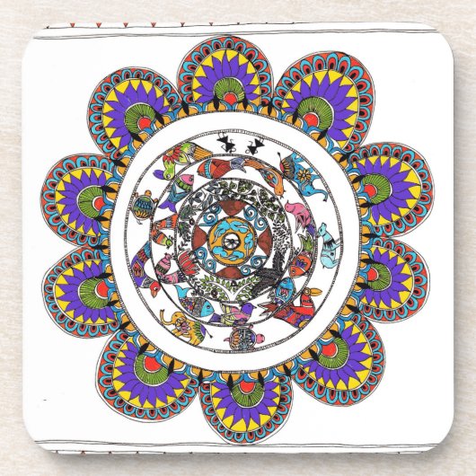 mandala coasters コースター (正面)