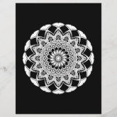 mandala coloring page チラシ (正面)