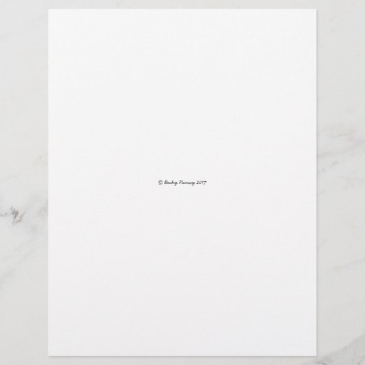 mandala coloring page チラシ (裏面)