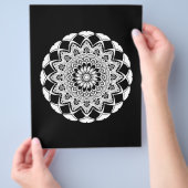 mandala coloring page チラシ (手)