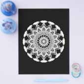 mandala coloring page チラシ (シングル)