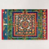 Mandala Cosmic Diagram for Meditation ジグソーパズル (横)
