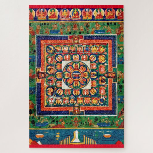 Mandala Cosmic Diagram for Meditation ジグソーパズル (縦)
