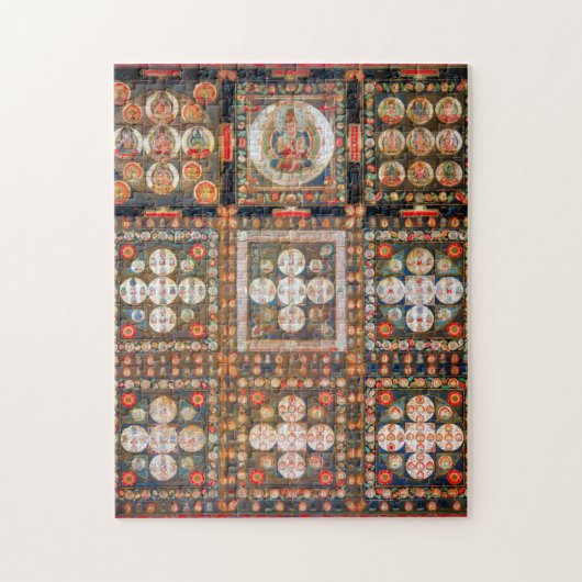 Mandala Cosmic Diagram for Meditation ジグソーパズル (縦)