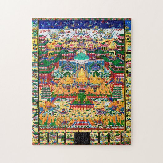 Mandala Cosmic Diagram for Meditation ジグソーパズル (縦)