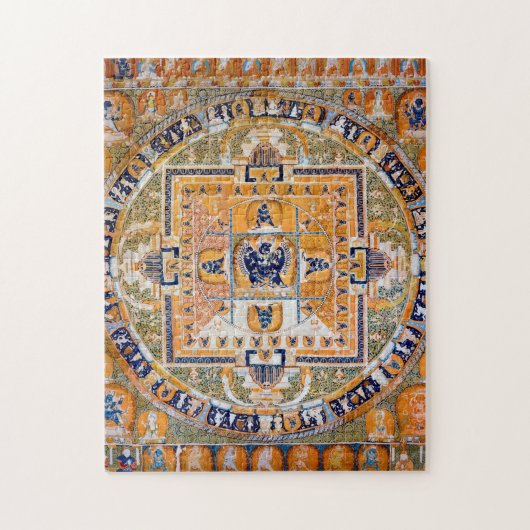 Mandala Cosmic Diagram for Meditation ジグソーパズル (縦)