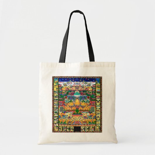 Mandala Cosmic Diagram for Meditation トートバッグ (正面)