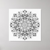 Mandala Cronicles ser.1 #01C色可能/絵を描オーバー キャンバスプリント (正面)