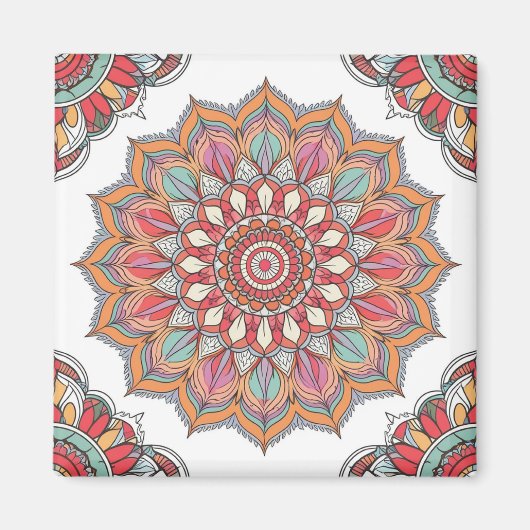 Mandala da Harmonia (Calmante e Tranquilizante) マグネット (正面)