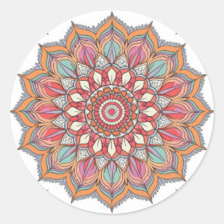 Mandala da Harmonia (Calmante e Tranquilizante) ラウンドシール