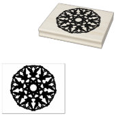 Mandala- dekoratives Muster in Rund ラバースタンプ (押印)