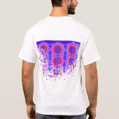 Mandala dentelles géométriques colorées tシャツ (裏面)
