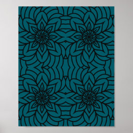 Mandala Design Print, Value Poster Paper (Matte) ポスター