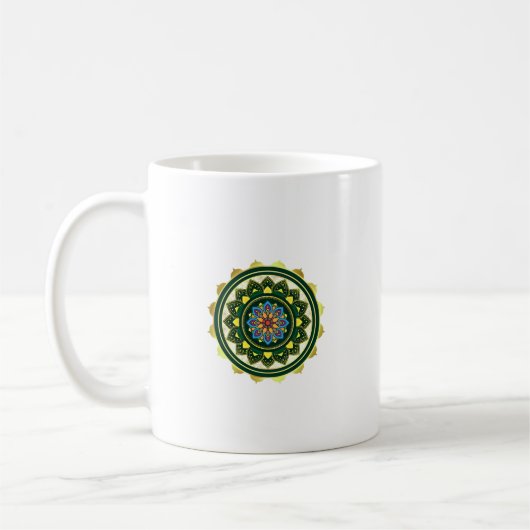 Mandala designClassic Mug, 11 oz コーヒーマグカップ (左)