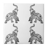 Mandala Elephants タイル (正面)