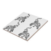 Mandala Elephants タイル (側面)