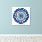 Mandala Esplendor キャンバスプリント (インサイチュ (ウッドフロア))