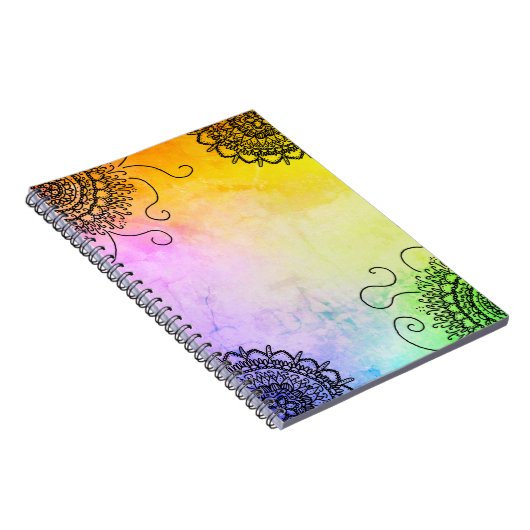 Mandala farbenfroh ノートブック (右側)