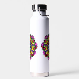 Mandala floral water bottle  ウォーターボトル