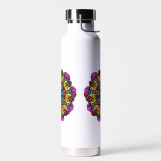 Mandala floral water bottle ウォーターボトル