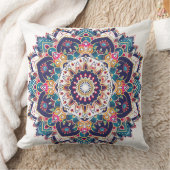 Mandala géométrique bohème 🌸 pour déco クッション (ブランケット)