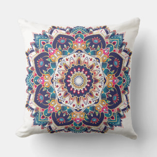 Mandala géométrique bohème 🌸 pour déco クッション