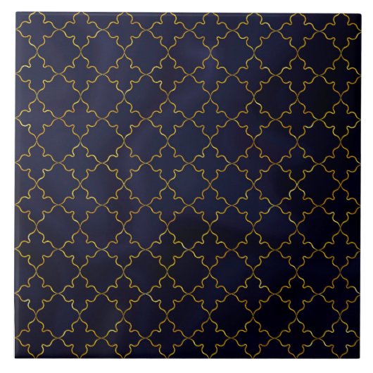 mandala,gold,baroque,elegant ceramic tile タイル (正面)
