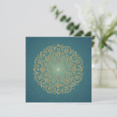 MANDALA GoldenRosette – グリーティングカード、招待状、 シーズンカード (スタンド正面)