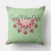 Mandala Good Vibes クッション (正面)
