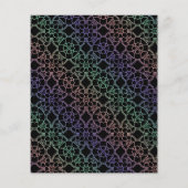 Mandala Gradient 4.5インチx 5.6インチフラット紙シート (裏面)