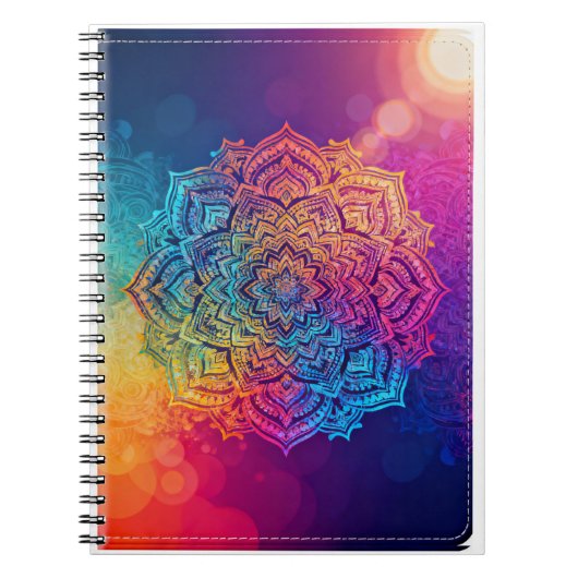 Mandala Gratitude Journal – Daily Mindfulness ノートブック (正面)