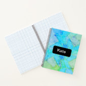 Mandala Green Chalk Sketch ノートブック (内部)