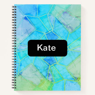 Mandala Green Chalk Sketch ノートブック