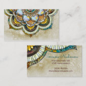 Mandala Happiness 名刺 (正面/裏面)