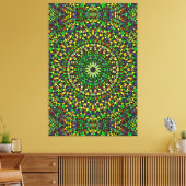 Mandala Harmony – Premium Wrapped Canvas Elegance キャンバスプリント (インサイチュ (リビング))