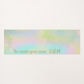 Mandala Holographic-You Create Your Own Calm ヨガマット (裏面(横))