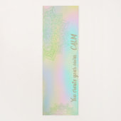 Mandala Holographic-You Create Your Own Calm ヨガマット (裏面)