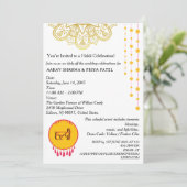 Mandala Indian Haldi Ceremony Invitation  招待状 (スタンド正面)