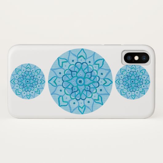 Mandala iPhoneXケース Case-Mate iPhoneケース (裏面(横))