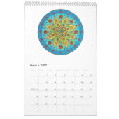 Mandala-Kalender (Zeichnungen) Wandkalender カレンダー (3月 2027)