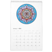 Mandala-Kalender (Zeichnungen) Wandkalender カレンダー (1月 2026)