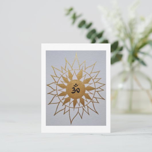 Mandala Karte white  カード (スタンド正面)