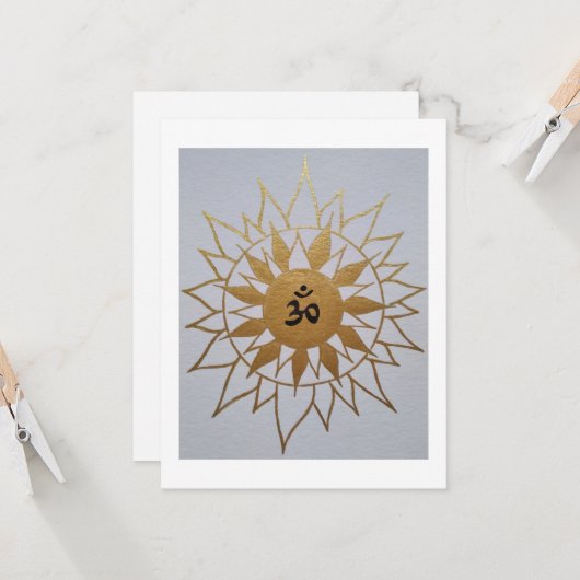 Mandala Karte white カード (正面/裏面インサイチュ)