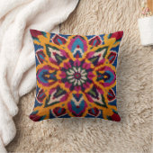 Mandala Kilim Lumbar Pillows: Bohoに最適 クッション (ブランケット)