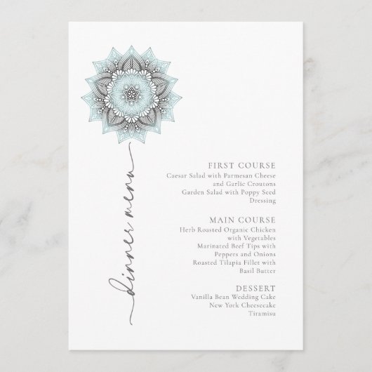 Mandala Lace Rev結婚's Lt. Blue ID968 メニュー (正面)