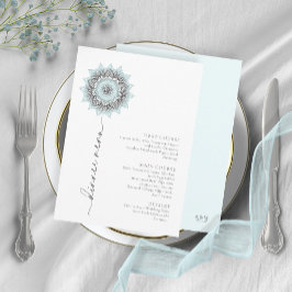 Mandala Lace Rev結婚's Lt. Blue ID968 メニュー