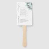 Mandala Lace Rev 結婚's Welcome Lt. Blue ID968 ハンドファン (裏面)