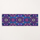 Mandala Magic Yoga Mat – Vibrant Purple & Pink ヨガマット (正面(横))