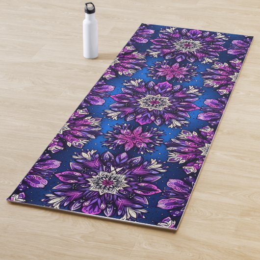 Mandala Magic Yoga Mat – Vibrant Purple & Pink ヨガマット (インサイチュ)