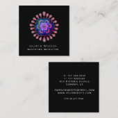 Mandala Meditation Instructor スクエア名刺 (正面/裏面)